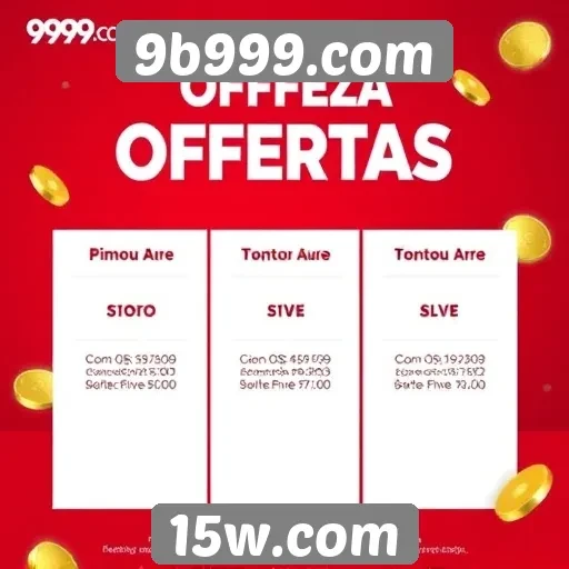 Evolução das ofertas promocionais em 9b999.com