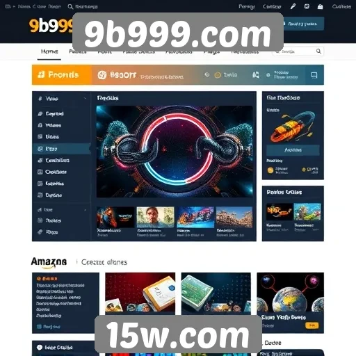 Análise da interface do usuário do site 9b999.com